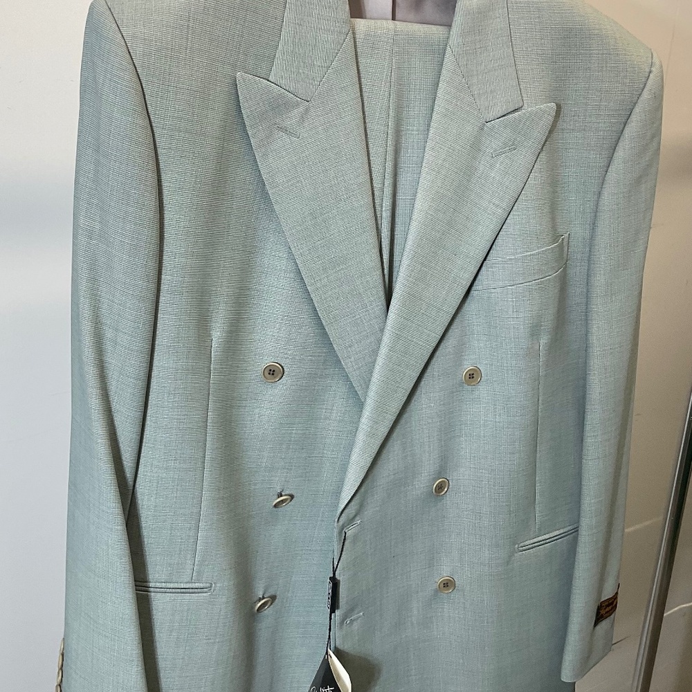 Double breasted suit by Paolo Vista size 44Reg